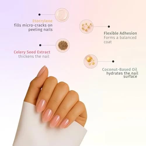 Duri Rejuvacote 2 Balanced Repair Nail Growth Base and Top Coat, 0.45 Fl Oz (Pack of 3) | Strengthens & Repairs Fragile Nails thumbnail 7