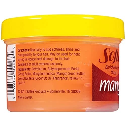 Softee Mango Butter Hair Dressing Cream 177ml (6 oz) Pack of 2 | Hydrates Scalp & Minimizes Breakage thumbnail 2