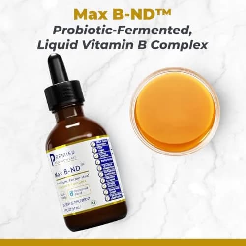 Premier Research Labs Max B-ND Liquid Vitamin 2 fl oz | Supports Liver, Brain & Energy thumbnail 2