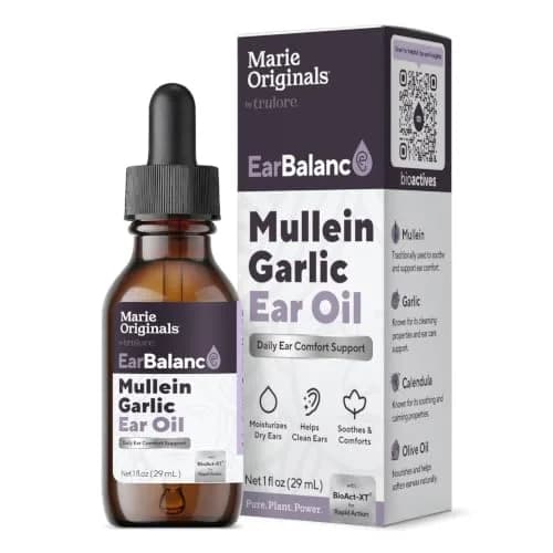 Marie Originals Mullein Garlic Ear Oil Drops 1 Fl Oz | Herbal Ear Care Routine Support thumbnail 1