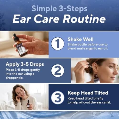 Marie Originals Mullein Garlic Ear Oil Drops 1 Fl Oz | Herbal Ear Care Routine Support thumbnail 5