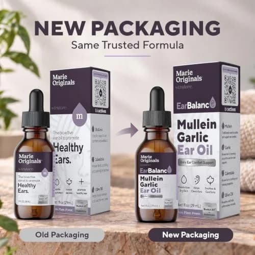 Marie Originals Mullein Garlic Ear Oil Drops 1 Fl Oz | Herbal Ear Care Routine Support thumbnail 2