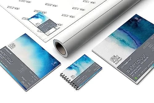 Winsor & Newton Watercolor Paper Pad, 9" x 12" | Cold Press, Bright Finish, 12 Sheets thumbnail 2