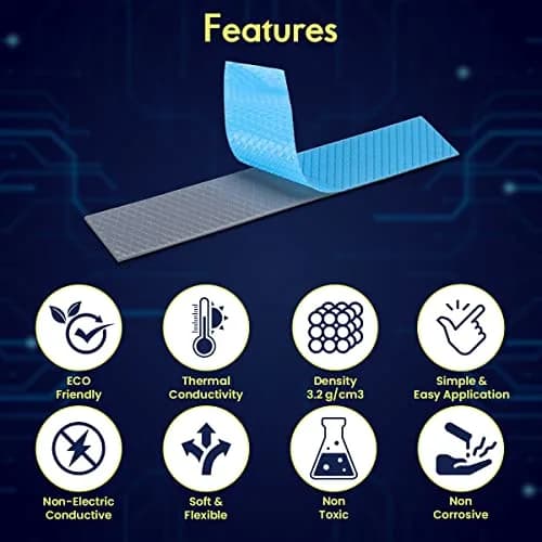Gelid Solutions GP-Ultimate 15W/mK Thermal Pad 120x20x1.0mm | High Conductivity for PC Components thumbnail 3