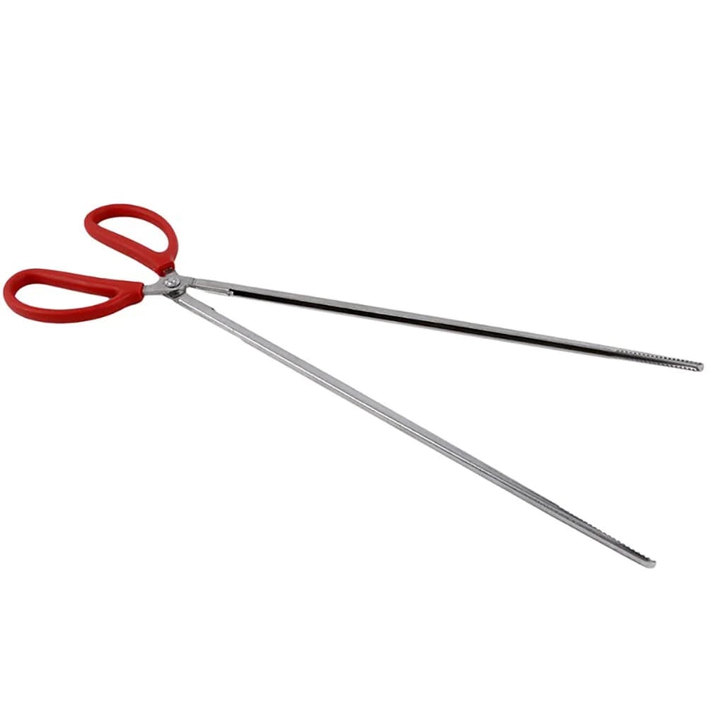 Goeielewe Multi-Function Clip Scissor Tongs 37cm (14.5 Inches) | Heavy Duty Metal & ABS Kitchen Tool
