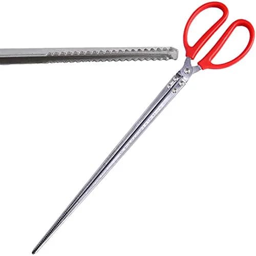 Goeielewe Multi-Function Clip Scissor Tongs 37cm (14.5 Inches) | Heavy Duty Metal & ABS Kitchen Tool thumbnail 2