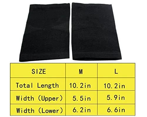 JUMISEE Cotton Knee Sleeves for Knee Support | Circulation & Pain Relief, Breathable Sport Compression (Small) thumbnail 7
