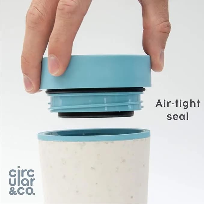 Circular and Co Reusable Coffee Cup 12oz/340ml | Leak-Proof & Sustainable Travel Mug thumbnail 3