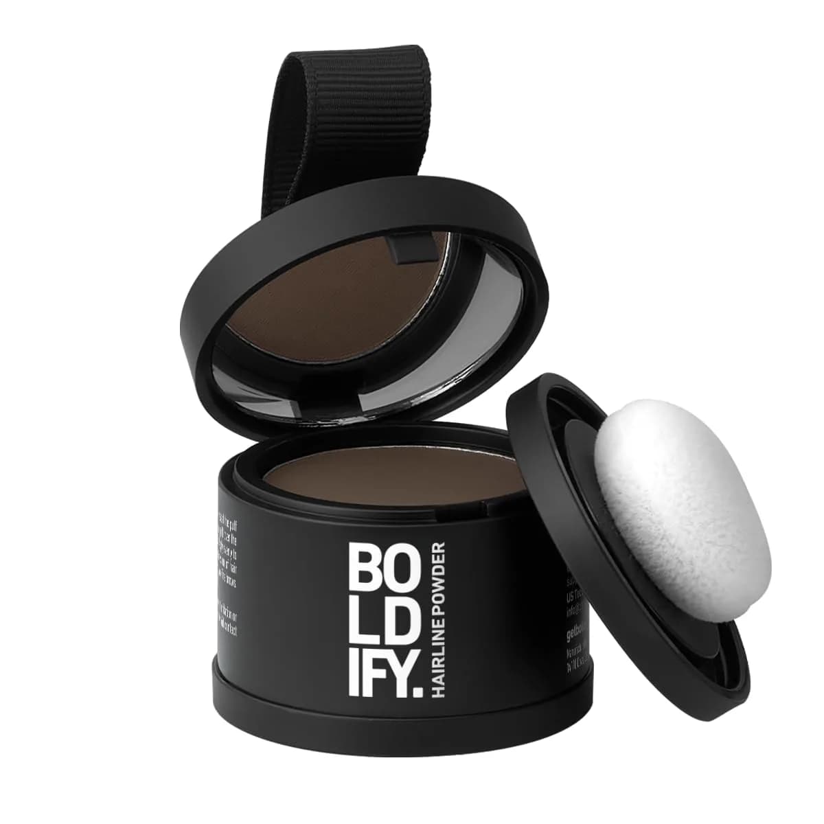 Boldify Hairline Powder Root Touch Up Medium Brown 4g | Instant Gray Coverage for Thinning Hair - main product image