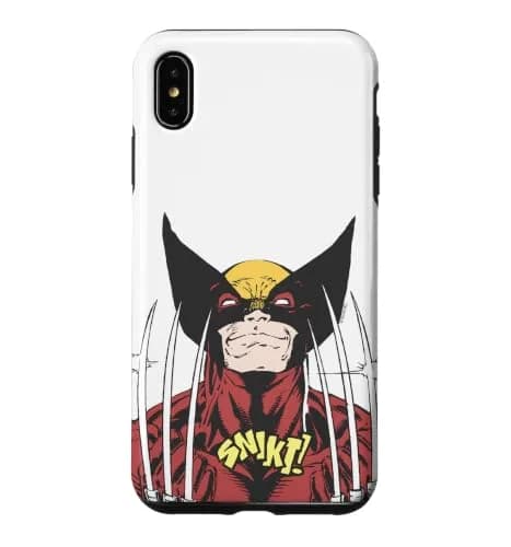 Marvel X-Men Wolverine Snikt Portrait Case for iPhone XS Max | Heavy Duty Protection thumbnail 1