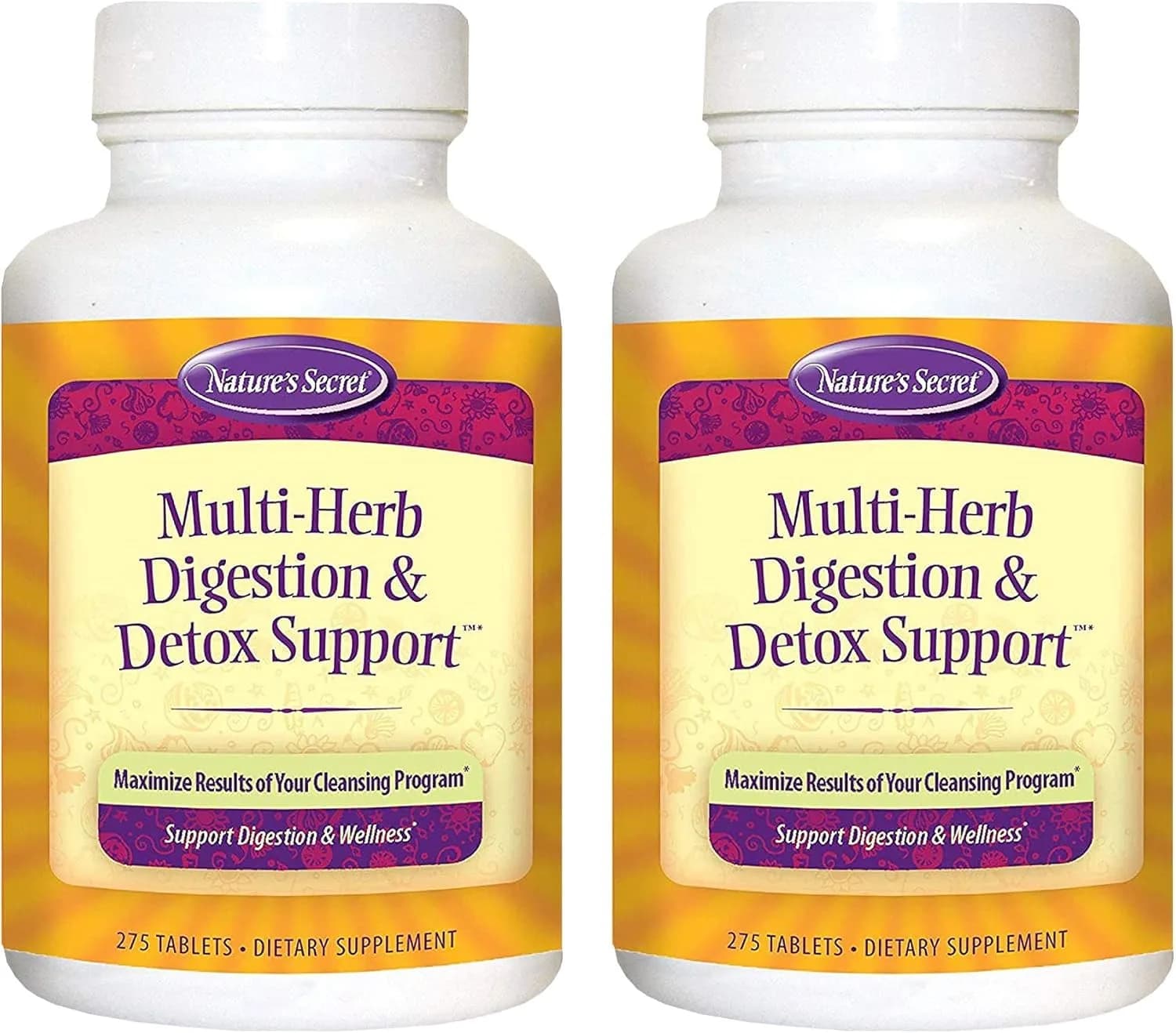 Nature's Secret Multi-Herb Digestion & Detox Support (2 Pack) | Herbal Digestive Wellness for Adults - main product image