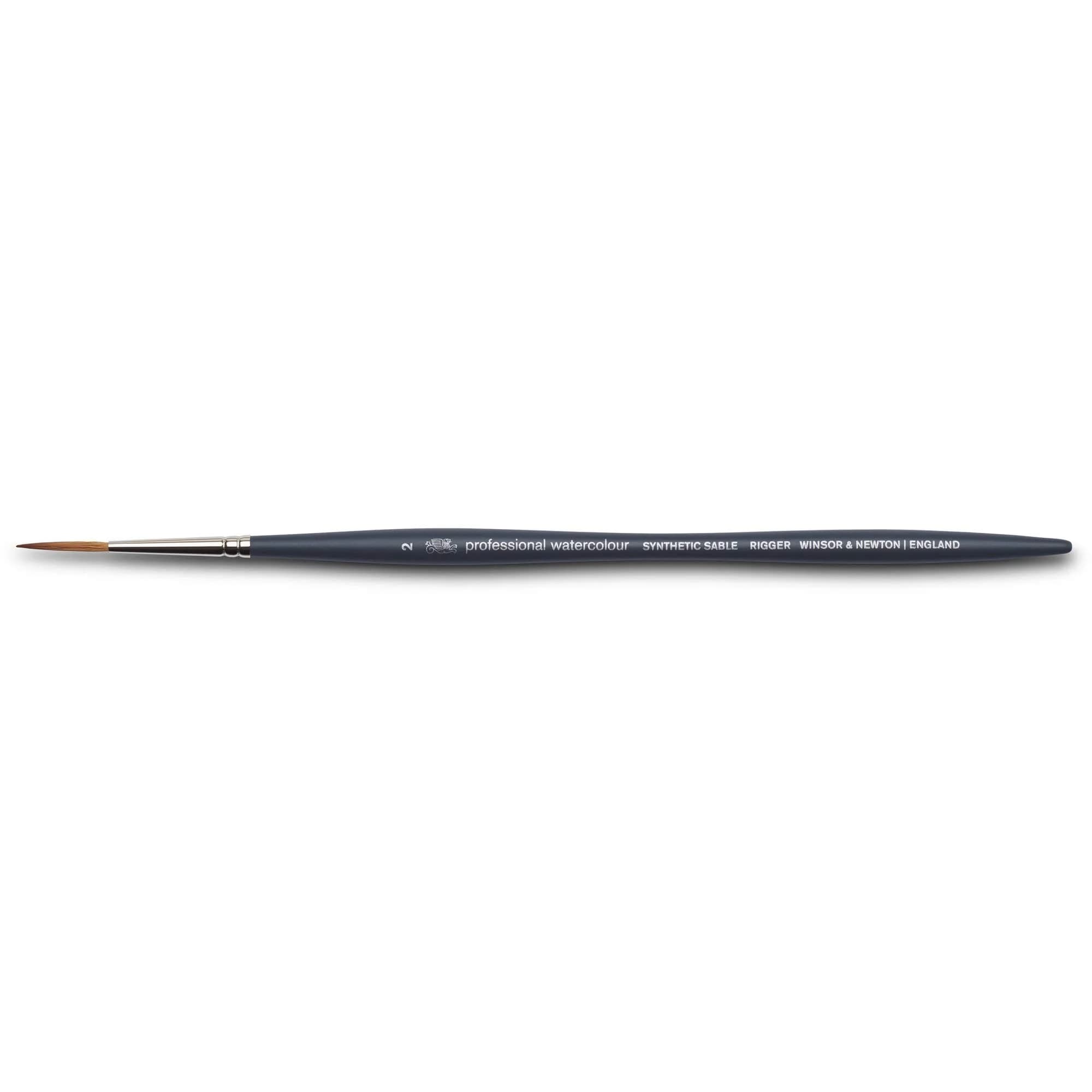 Winsor & Newton Professional Watercolour Synthetic Brush Round #00 | Quality & Performance — Black