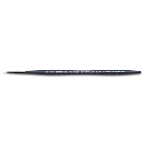 Winsor & Newton Professional Watercolour Synthetic Brush Round #00 | Quality & Performance thumbnail 1