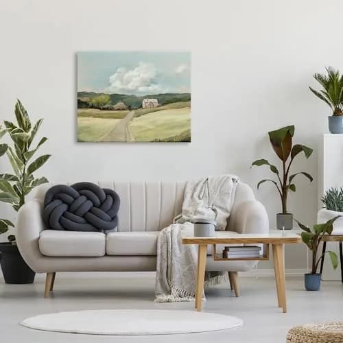 Stupell Industries Countryside Road Leading Home Canvas Wall Art 76cm x 101cm | Landscape Art for Living Room thumbnail 3