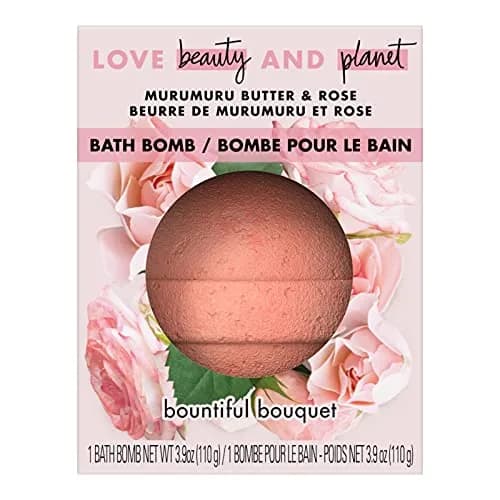 CVS Health Love Beauty and Planet Bath Bomb 1 Oz | Rose Scent, Murumuru Butter, Relaxing Bath Accessory thumbnail 1