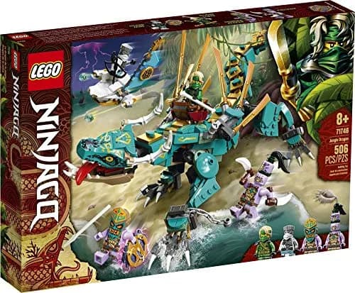 LEGO NINJAGO Jungle Dragon 71746 Building Kit; Ninja Playset with Posable Dragon, 506 Pieces | Imaginative Kids Toy for Ages 8+ thumbnail 4