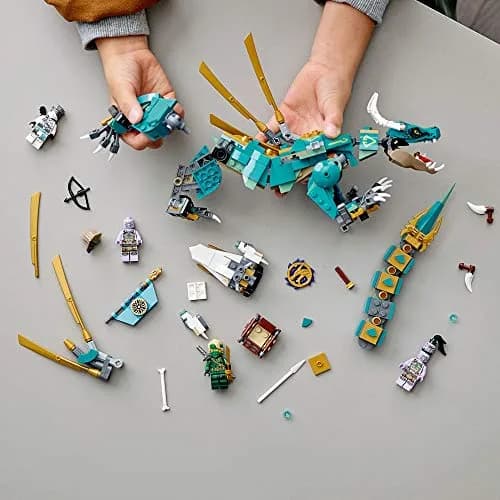 LEGO NINJAGO Jungle Dragon 71746 Building Kit; Ninja Playset with Posable Dragon, 506 Pieces | Imaginative Kids Toy for Ages 8+ thumbnail 6