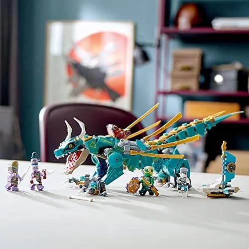 LEGO NINJAGO Jungle Dragon 71746 Building Kit; Ninja Playset with Posable Dragon, 506 Pieces | Imaginative Kids Toy for Ages 8+ thumbnail 7