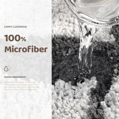 Molesun Cat Bath Mat 19" x 28" | Soft Absorbent Microfiber Rug with Non-Slip TPR Backing thumbnail 4
