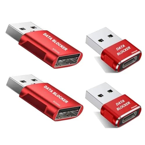 BUISAMG USB C Data Blocker 4-Pack | Protects Against Juice Jacking thumbnail 1