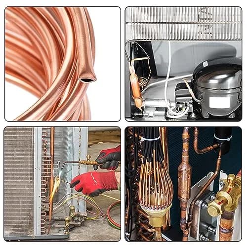 uxcell Refrigeration Tubing 5mm OD x 4mm ID 19.5Ft Copper Pipe for Heat Exchange thumbnail 4