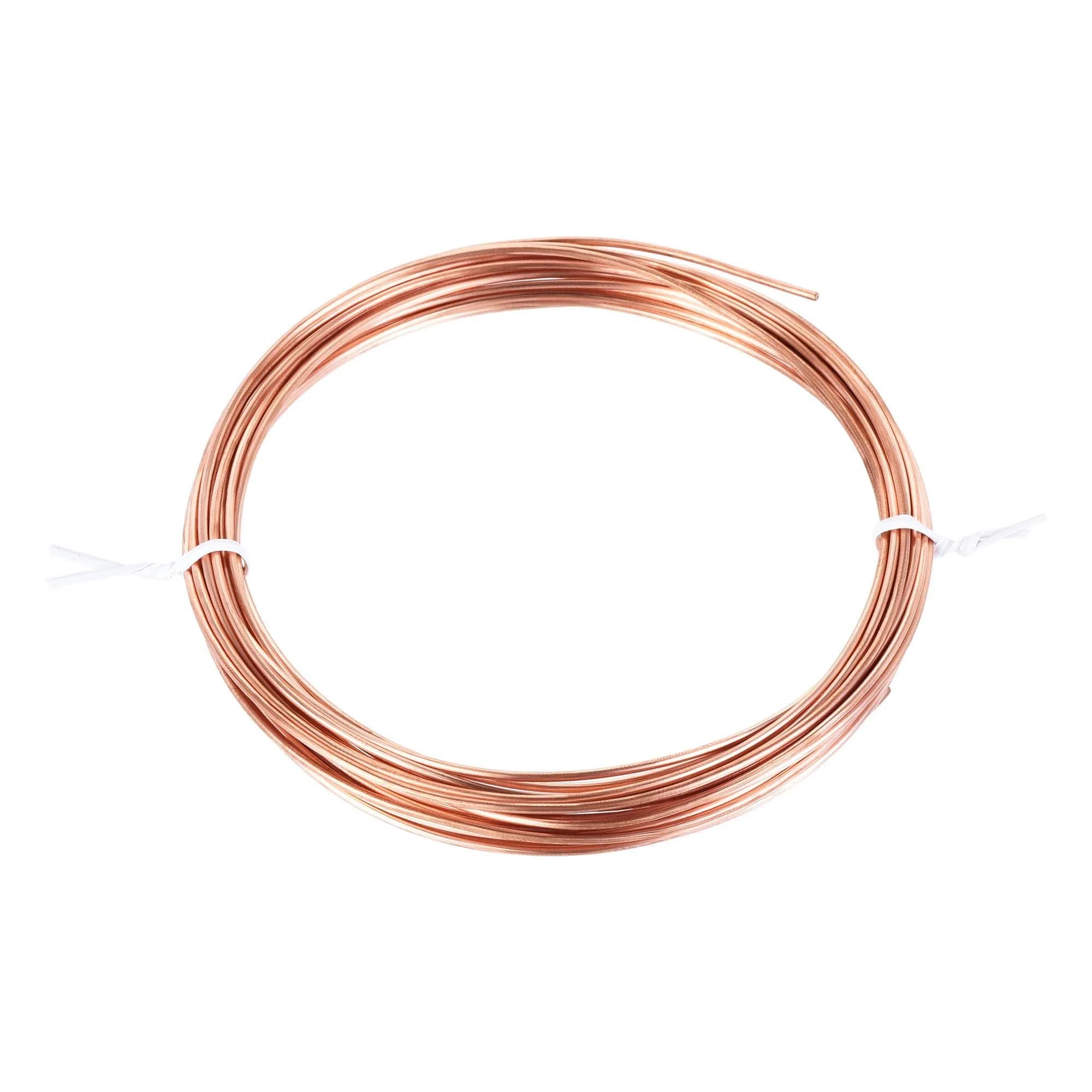 uxcell Refrigeration Tubing 2.5mm OD x 1.5mm ID 19.5Ft Copper Coil | Corrosion-Resistant Heat Exchange Pipe — 1.6mm