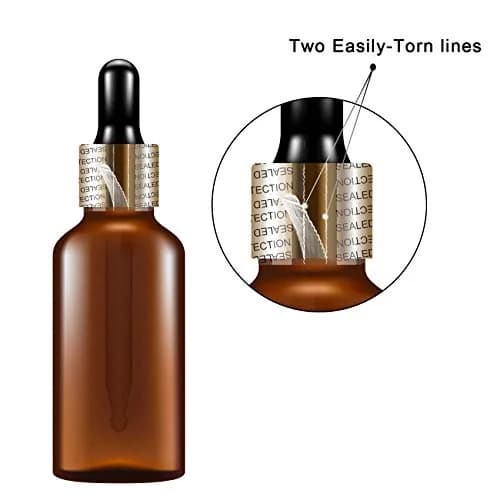 Morepack Shrink Bands for Bottles, 45x23mm Clear PVC Tamper Seals (200 Pcs) | Sealed for Your Protection thumbnail 4