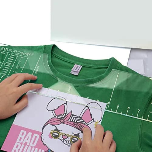 PLYXQ T-Shirt Alignment Ruler Guide 45.72 cm (18") | Precise Vinyl & Sublimation Design Tool thumbnail 5