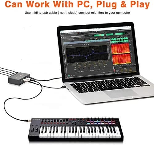 Camola MIDI Thru 6 Box USB MIDI Interface 1-in 6-out | High-speed MIDI Splitter for Studio & Live thumbnail 5