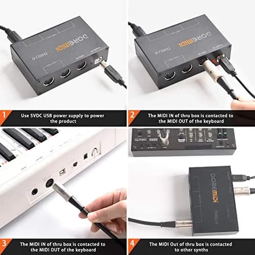 Camola MIDI Thru 6 Box USB MIDI Interface 1-in 6-out | High-speed MIDI Splitter for Studio & Live thumbnail 6
