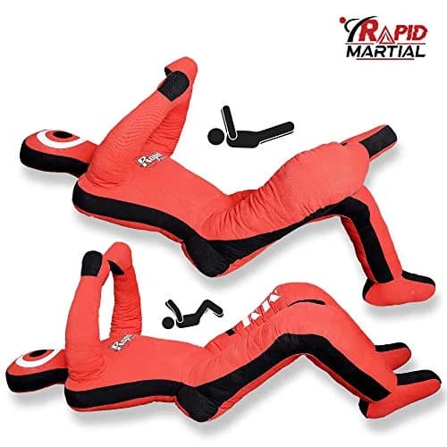 Rapid Martial BJJ Wrestling Dummy Punching Bag Submission MMA Brazilian Jiu Jitsu Judo Karate Throwing Boxing Dummy Dummies - UNFILLED 6 Ft - Sitting thumbnail 2
