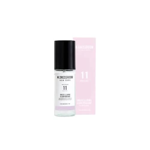 W.Dressroom No.11 White Soap & Living Clear Perfume 70ml | Refreshing Floral Scent for Fabrics & Air thumbnail 1