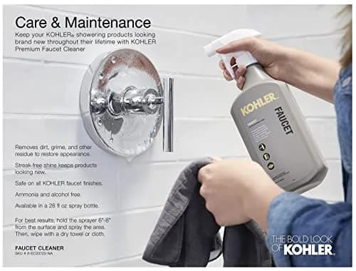 Kohler MasterShower Shower Arm and Flange 7.5-inch (19 cm) with Vibrant Brushed Moderne Brass Finish | Solid Brass Construction thumbnail 2