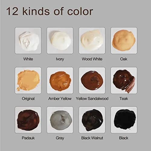 SEISSO Wood Furniture Repair Kit 42 Pcs | Fix Scratches, Stains, Holes on Tables, Doors, Cabinets thumbnail 4