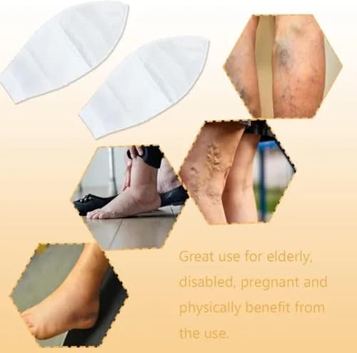 MUROCEA Open Toe Compression Sock Aid for Easy Slide - 2 Pcs, 36cm (14") x 15cm (6") | Aids Elderly, Disabled, Pregnant thumbnail 5