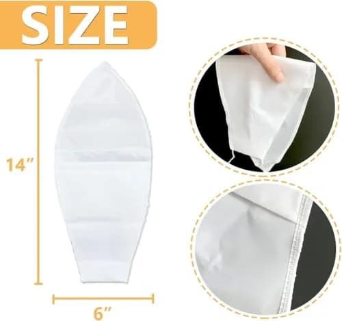 MUROCEA Open Toe Compression Sock Aid for Easy Slide - 2 Pcs, 36cm (14") x 15cm (6") | Aids Elderly, Disabled, Pregnant thumbnail 2