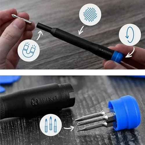 iFixit Moray Driver Kit - 32 Precision Bits for Electronics | Compact, Complete, Durable thumbnail 5