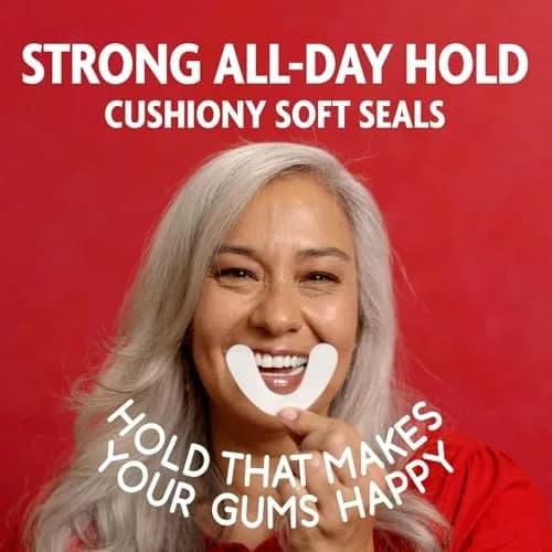 Sea-Bond Fresh Mint Denture Adhesive Seals for Uppers, 120 Count (4 x 30 Count Packs) | Zinc-Free, Ooze-Free Hold thumbnail 6