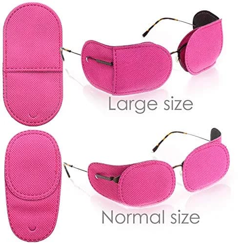 VEEJION Pink 12PCS Eye Patches for Adults & Kids | Treat Lazy Eye & Amblyopia thumbnail 4