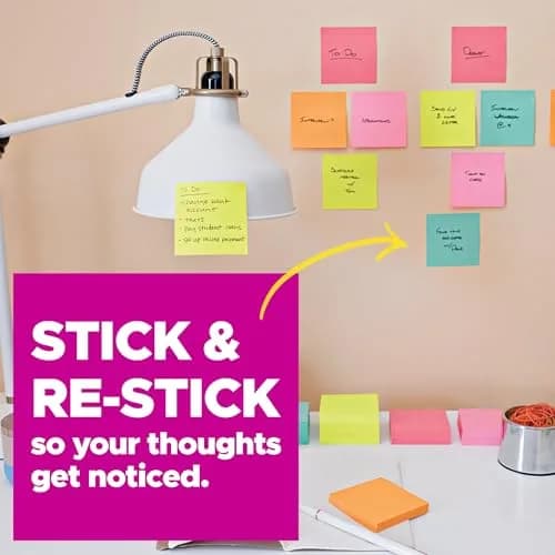 Post-it Super Sticky Notes, 192 Pads | 3 x 3 in, Supernova Neons Collection thumbnail 4