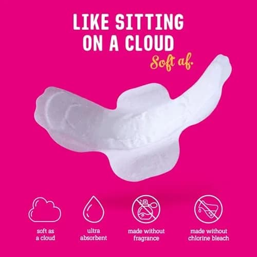 FLO Day Menstrual Pads 88 Count | Organic Bamboo Period Pads with Wings, Ultra-Thin, Regular Flow thumbnail 4