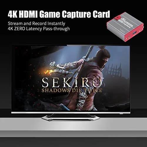Mirabox USB3.0 4K HDMI Video Capture Card HSV3202, 1080p@60fps, 105g (3.7oz) | Zero Latency HDMI Passthrough for OBS Twitch Streaming thumbnail 5