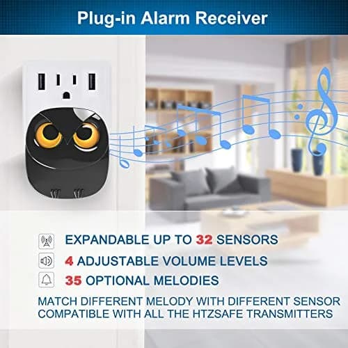 HTZSAFE Wireless Driveway Alarm Long Range Motion Sensor System | 1/2 Mile Transmission, Weather Resistant thumbnail 5