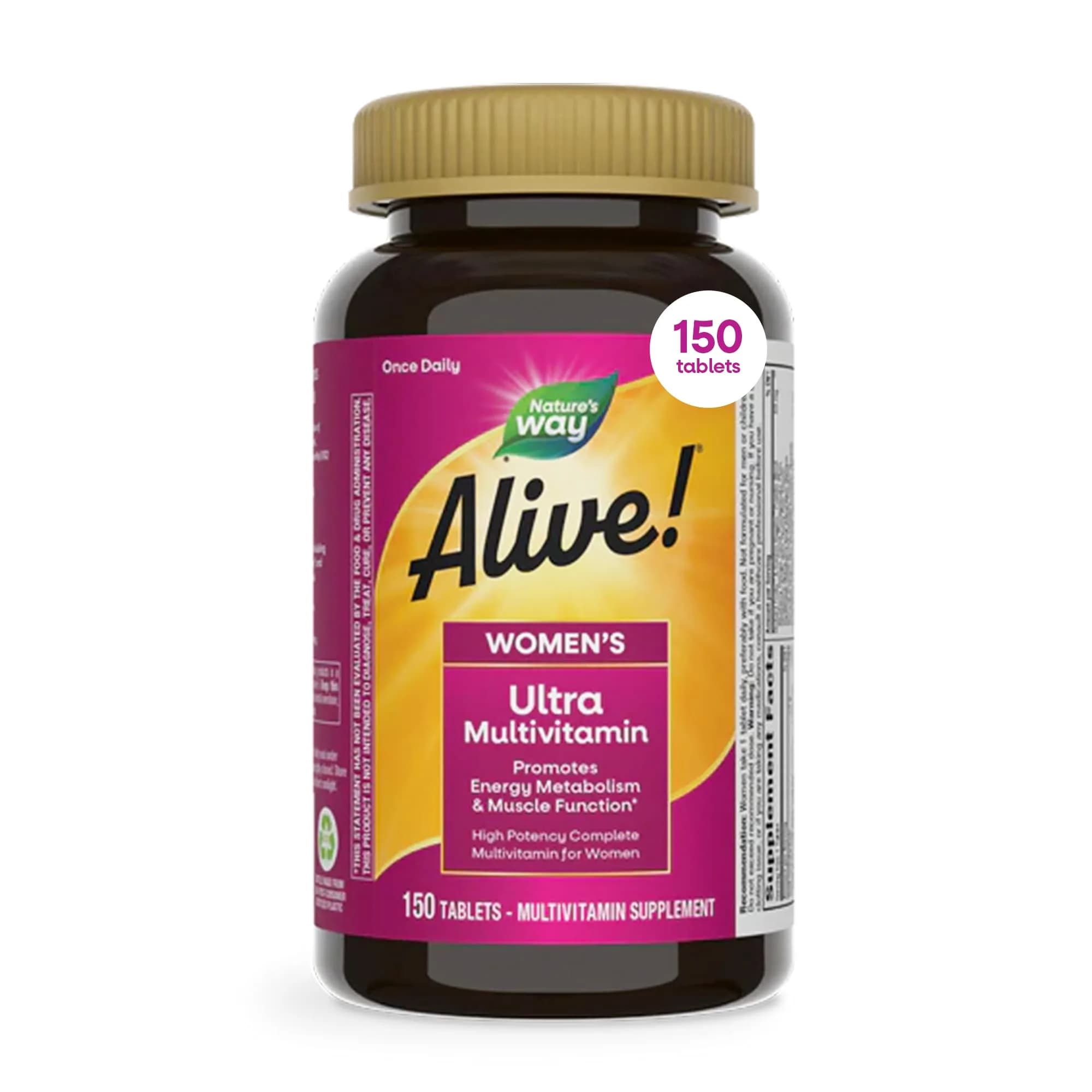 Nature's Way Alive! Women's Ultra Multivitamin 150 Count | High Potency Formula for Energy & Wellness — Women's