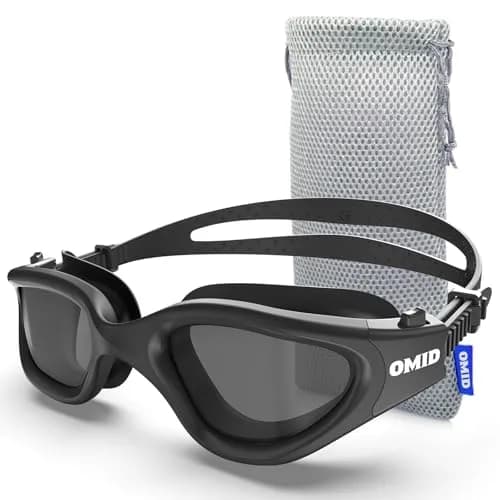 OMID Polarized Swim Goggles for Adults | 180° Wide View Anti-Fog thumbnail 1
