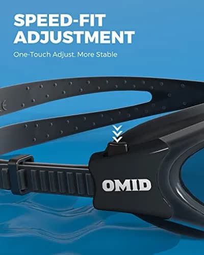 OMID Polarized Swim Goggles for Adults | 180° Wide View Anti-Fog thumbnail 7