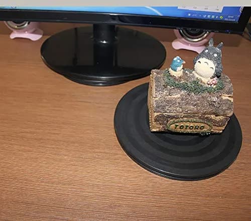 kydely Black 8" Mini Bonsai Turntable | Smooth 360-Degree Rotation for Pruning & Display thumbnail 5
