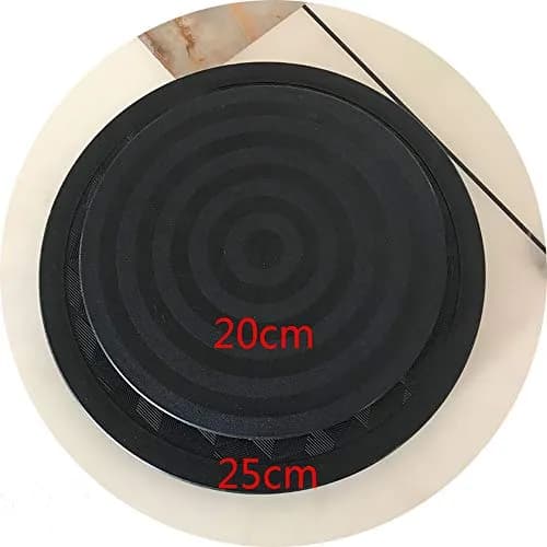kydely Black 8" Mini Bonsai Turntable | Smooth 360-Degree Rotation for Pruning & Display thumbnail 6