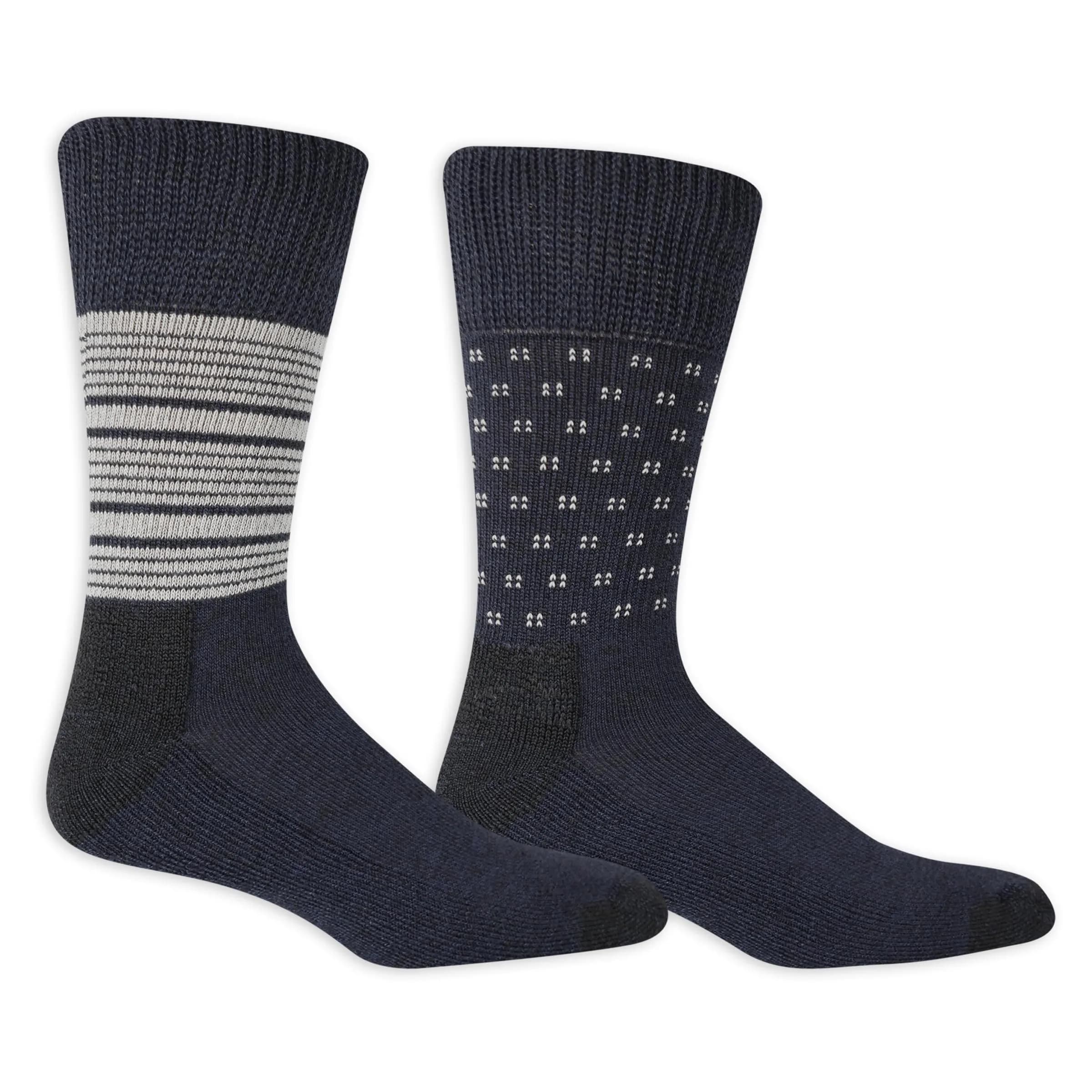Dr. Scholl's Men's Advanced Relief Blisterguard Crew Socks 6.5-12 US | All-Day Comfort & Blister Prevention - main product image