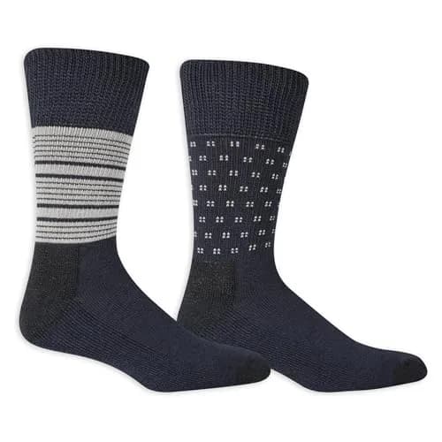 Dr. Scholl's Men's Advanced Relief Blisterguard Crew Socks 6.5-12 US | All-Day Comfort & Blister Prevention thumbnail 1